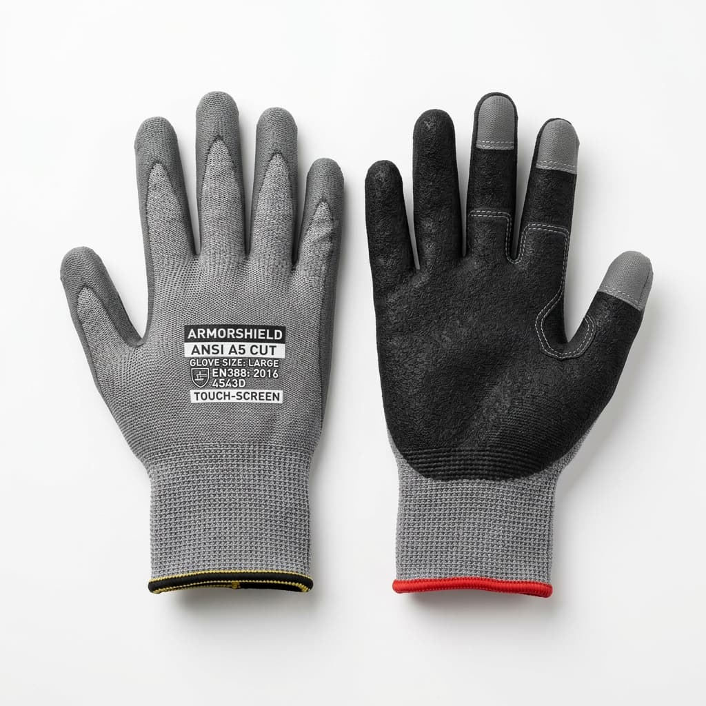 Cut-Resistant Level 5 Work Gloves