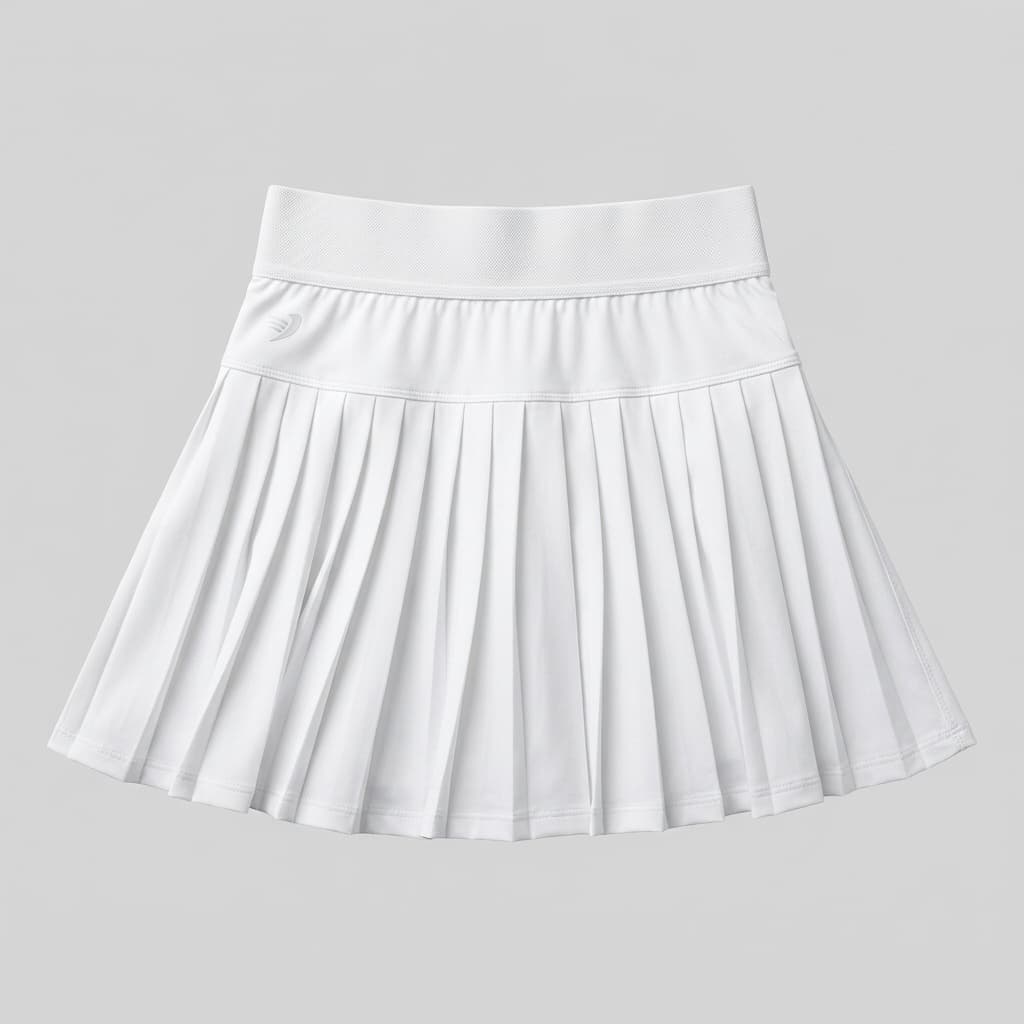 Pleated Performance Athletic Skirt
